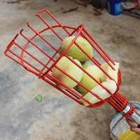 Échelle télescopique en aluminium de 30 pieds à 3 sections avec boucle rabattable, écologique, réglable en hauteur, pliable, gain de place, pour la cueillette sans échelle