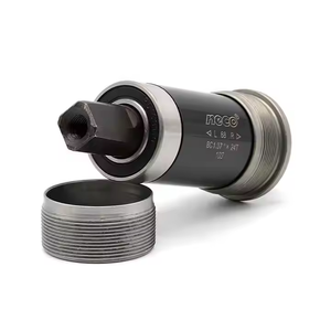 Boîtier <span class=keywords><strong>de</strong></span> <span class=keywords><strong>pédalier</strong></span> en acier au carbone à trou <span class=keywords><strong>carré</strong></span> <span class=keywords><strong>de</strong></span> 110,5/113/116/118/120/122,5/124,5/127,5 mm pour VTT avec roulement et manivelle - Product Image 1