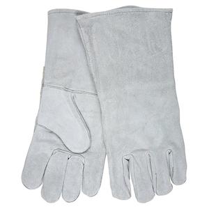 Gants de sécurité en cuir véritable fendu en cuir de vachette robuste les plus populaires - Product Image 3