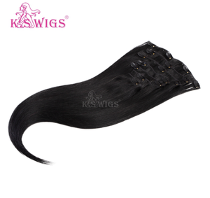 Extensions de cheveux humains Remy vierges à clipser, multi-longueurs, sans couture, pour femmes, extensions de cheveux humains naturels, usage professionnel en salon. - Product Image 4