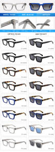 Lunettes de soleil polarisées TAC en gros, lunettes anti-lumière bleue haut de gamme, unisexe, OEM ODM, en acétate, de luxe, mode, pour hommes - Product Image 5