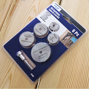 Set di 6 Mini Lame Circolari in HSS per Taglio del <span class=keywords><strong>Legno</strong></span> - Product Image 3