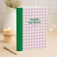 Carnets scolaires promotionnels personnalisables à couverture souple avec logo, classeurs A5 B5, papier couché, impression offset, estampage à chaud