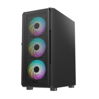 Boîtier pour PC 240mm 280mm refroidisseur de processeur à eau boîtier d'ordinateur de jeu de bureau boîtier d'ordinateur ATX ITX M-ATX support d'usine Logo personnalisé verre