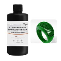 Resin Fotopolimer Kemurnian Tinggi WR-JC Vnici untuk Printer 3D Perhiasan dengan Pengerasan UV, untuk Printer 3D SLA DLP MSLA, Dapat Dicetak Lilin