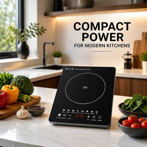 Cuisinière à induction commerciale 2200W 110V 220V, plaque chauffante portable pour restaurant, hot pot, café, cuisine, service alimentaire - Product Image 5