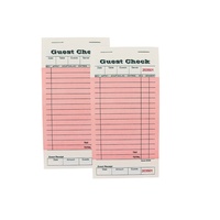 Carnet de commandes personnalisé pour hôtels et restaurants, reçu de serveur, facture autocopieuse, papier d'impression, formulaires de commande