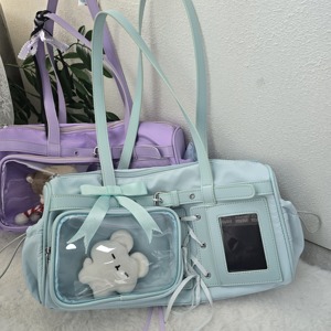 Bolso Bandolera Personalizado, Nuevo, Original, Hecho <span class=keywords><strong>a</strong></span> <span class=keywords><strong>Mano</strong></span>, Diseño Exclusivo, Estético, Compacto, para Fans del Anime - Product Image 1