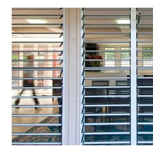 Stainless Steel Window Louver Frames Wood-Windows Louvers Rear Window Louver