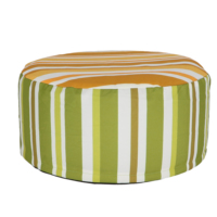 Coussin de siège gonflable imperméable de pouf extérieur rayé populaire d'air pour le jardin/plage/camping