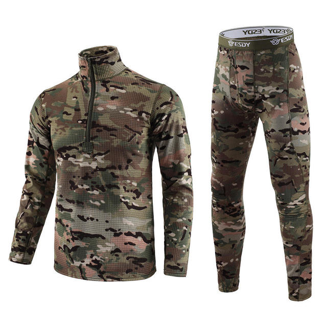 Winter Breathable Fitness Training Gym Activewear Sport Clothing Men Women Thermal Underwear Set