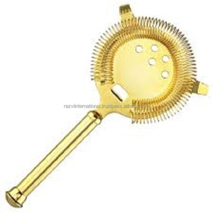 Colador de barra elegante chapado en oro, herramienta para hacer bebidas, accesorios para Bar - Product Image 6