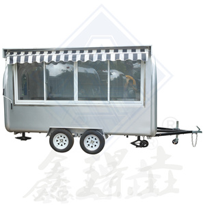Al Aire Libre Mini Mobile Coffee Donuts Food Truck Trailers Shop Carts Quioscos personalizados <span class=keywords><strong>para</strong></span> la venta Diseño Food Truck - Product Image 2