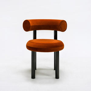 Chaises de salle à manger de luxe modernes, forme ronde, pour restaurant, appartement, maison, sièges de loisirs, sièges de dîner pour loft - Product Image 2