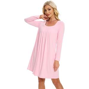 ชุดนอนแขนยาวผู้หญิงขายส่ง เนื้อผ้านุ่ม วิสโคส แบมบู ช่วยระบายความร้อน ไซส์ S ถึง XXL - Product Image 5