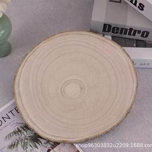 Paulownia <b>Wood</b> Round <b>Slice</b> Craft Piece For Diy Decorations Home Decor - Product Image 4