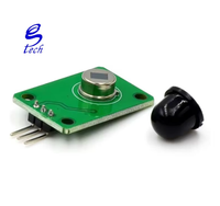 Harga Bagus Kualitas Tinggi Modul Sensor Inframerah Manusia D203S Sensor Probe Piroelektrik Saklar Sensor 011050 Lensa Hitam