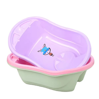 Produits pour bébés nouveau-nés 0,6 kg/pièce Corée Vente Polypyrène Noir Adorable Biodégradable 57 cm Baignoire gonflable pour bébé en forme de canard