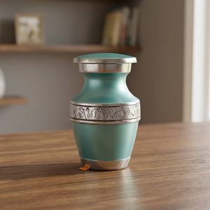 Adult Pet Brass and Funeral <b>Box</b> Keepsake Urns Casket Funerary Urn Ossuary Cinerary Human <b>Memorial</b> - Indian Home Crafts - Product Image 1
