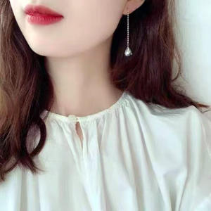 21542 Accesorios de Plata S925 para Perlas DIY, Cuentas Redondas de 8-12mm, Base Vacía para Joyería Dinámica de Plata, Pendientes 21542, Accesorios para Perlas DIY - Product Image 4