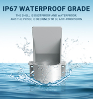 Détecteur de niveau d'eau ultrasonique étanche DYP-A17 à petit angle de faisceau, conception anti-accumulation IP67, pour la surveillance du niveau des rivières