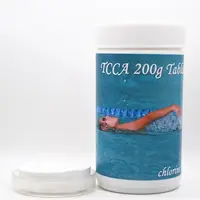 OEM Package Pool Chemicals 3 Chlorine 90% Tablets 200g For Water Treatment