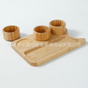 Plateau en bambou, porte-gobelet, plateau pour articles de toilette d'hôtel, plateau rectangulaire personnalisé, usage domestique, plateau en bambou de style japonais - Product Image 4