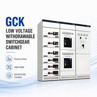 Tableau de distribution basse tension GCK, personnalisé en usine, panneau de distribution d'énergie modulaire pour aciéries et cimenteries