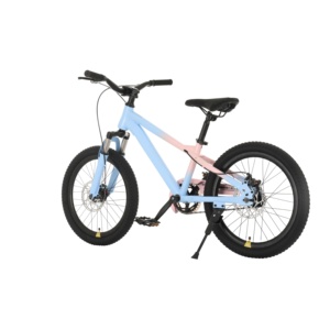 Vélo de montagne pour filles et enfants, <span class=keywords><strong>18</strong></span>-24 <span class=keywords><strong>pouces</strong></span>, cadre en acier, entièrement amorti, avec roues d'apprentissage, panier en plastique et système de freinage par câble – Vente Flash - Product Image 4
