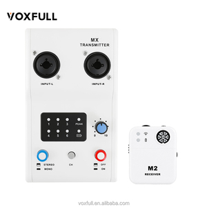 Sistema de monitoreo inalámbrico intraauricular VOXFULL de 24 GHz, sistema de monitoreo de audio estéreo/mono IEM para bandas, iglesias, escenarios y estudios. - Product Image 1
