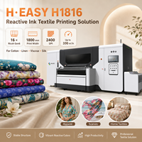 HEASY H-1816 1.8m 16 têtes Ricoh Gen6 Machine d'impression textile rouleau à rouleau à teinture réactive de type courroie pour coton, batik, lin