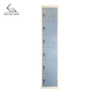 Bonne qualité Gym/dortoir/étudiant de l'école trucs utilisé 6 portes <span class=keywords><strong>en</strong></span> acier stockage vêtements <span class=keywords><strong>casier</strong></span> <span class=keywords><strong>en</strong></span> métal - Product Image 3