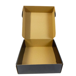 Emballage de vêtements plats imprimés avec logo personnalisé, emballage en kraft recyclable, boîtes d'expédition en carton ondulé, logo personnalisé - Product Image 1