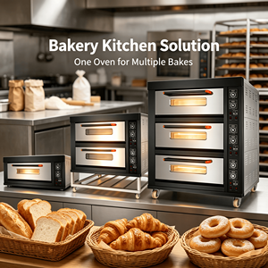 Fours encastrables électriques à convection en acier inoxydable pour cuisine moderne, hôtel, appartement, rénovation - Product Image 1