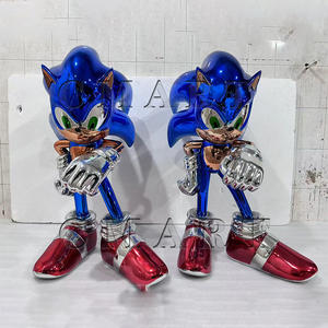 Estatua <span class=keywords><strong>de</strong></span> Anime <span class=keywords><strong>de</strong></span> Alta Calidad, Figura Grande <span class=keywords><strong>de</strong></span> <span class=keywords><strong>Sonic</strong></span> Cromada, Escultura <span class=keywords><strong>de</strong></span> Mascota <span class=keywords><strong>de</strong></span> Erizo <span class=keywords><strong>de</strong></span> Tamaño Real, Escultura Pop Art <span class=keywords><strong>de</strong></span> <span class=keywords><strong>Sonic</strong></span> - Product Image 2
