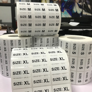 Biểu Tượng Tùy Chỉnh Tự Dính Nhãn Dán Nhãn Tùy Chỉnh Hình Dạng Kích Thước Quần Áo Thẻ Màu Đen Dán Cho Hàng May Mặc - Product Image 6