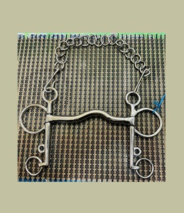 บิตม้าสแตนเลสแข็งแรง สำหรับฝึกขี่ม้า ควบคุมม้า และอุปกรณ์ขี่ม้า - Product Image 1