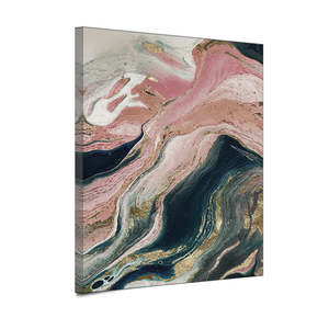 Tableau décoratif de luxe de style japonais traditionnel paysage marin abstrait toile peinture Art mural - Product Image 1