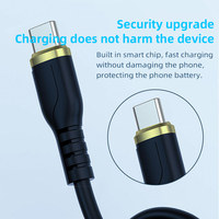 Vente chaude Câble USB Type-C Câble de charge rapide 1 M et 2 M Convient aux téléphones à interface C