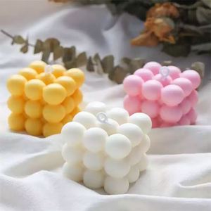 Factory Supply Home Decoration 3D Candle Mold Cube Aromatherapy Handmade Candles Silicone for <b>Cake</b> Mold <b>Tool</b> - Product Image 3