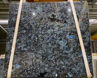 Granite bleu labradorite naturel, granite bleu lemuriaque, granit bleu foncé, granit émeraude, granit perlé