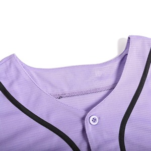 Service OEM, maillot de baseball de haute qualité, respirant, séchage rapide, 100% polyester, taille plus, couleur personnalisée, écologique, unisexe, 300g - Product Image 4