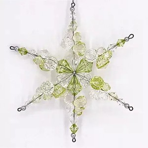 Acryl Diamant Schneeflocke Ornament - Product Image 5