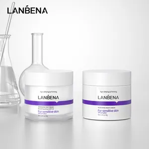 LANBENA make your own brand ganoderma 3 in 1 face healing moistering cream damage skin repair care anti-aging face cream