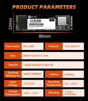 Disque SSD interne M.2 NVMe, interface M.2, disque dur SSD, 512 Go