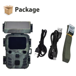 Outdoor <b>Solar</b> Trail <b>Camera</b> 1080P 2.4 Inch Screen IP65 Waterproof CMOS Sensor MicroSD Card Slot Tree Stand Hunting Use - Product Image 5