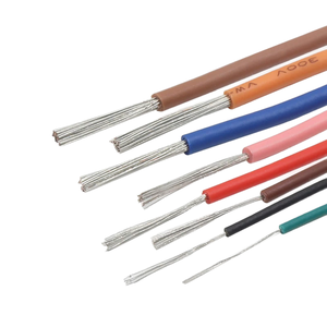 Cable de Cobre Trenzado con Aislamiento ETFE UL1015 de un Solo Núcleo, 150-600V, Recubierto de Estaño, para Calefacción, 100m de Longitud, Flexible, con Gancho - Product Image 1