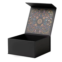 Boîte cadeau de luxe personnalisable haut de gamme, boîte cadeau en papier rigide, fermeture magnétique, boîte pliante pour bijoux, produits cosmétiques