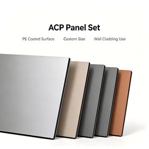 Panneau composite en aluminium (ACP) et ACM en PVDF de 4 mm, le plus populaire, écologique, ignifuge, pour revêtement mural extérieur moderne des hôpitaux - Product Image 1