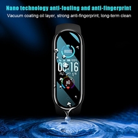 Film protecteur d'écran en verre trempé 3D Radian Matériau TPU durable pour montres intelligentes Xiaomi Mi Band 5 6 7